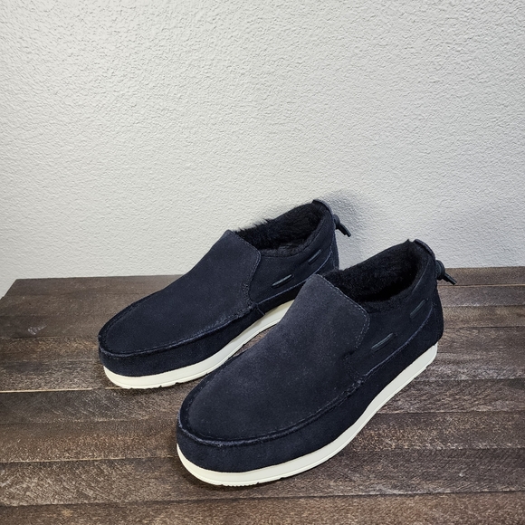 Women's Sperry Moc Slider Slip On Shoes Suede and faux fur lining Size 7 - Picture 8 of 16